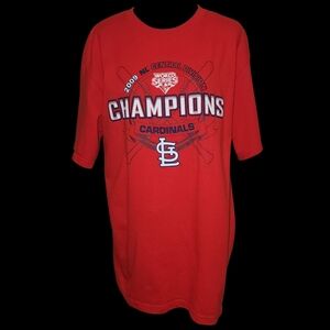 Gen Merch St. Louis Cardinals Size LARGE 2009 World Series Champions T-Shirt MLB